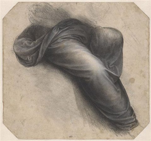 Drapery Study for the Virgin