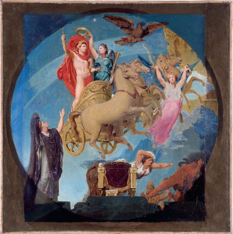 Sketch for the Paris City Hall: Apotheosis of Napoleon I