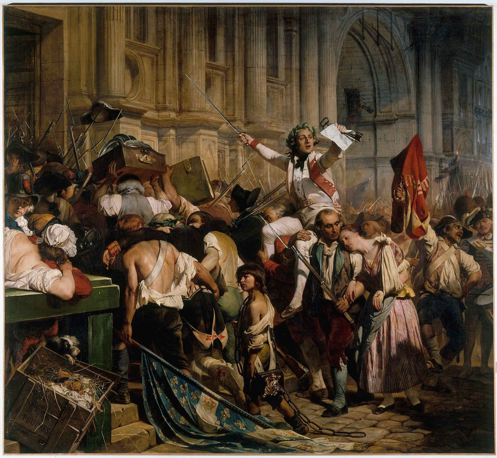 The Victors of the Bastille in Front of the Hôtel de Ville