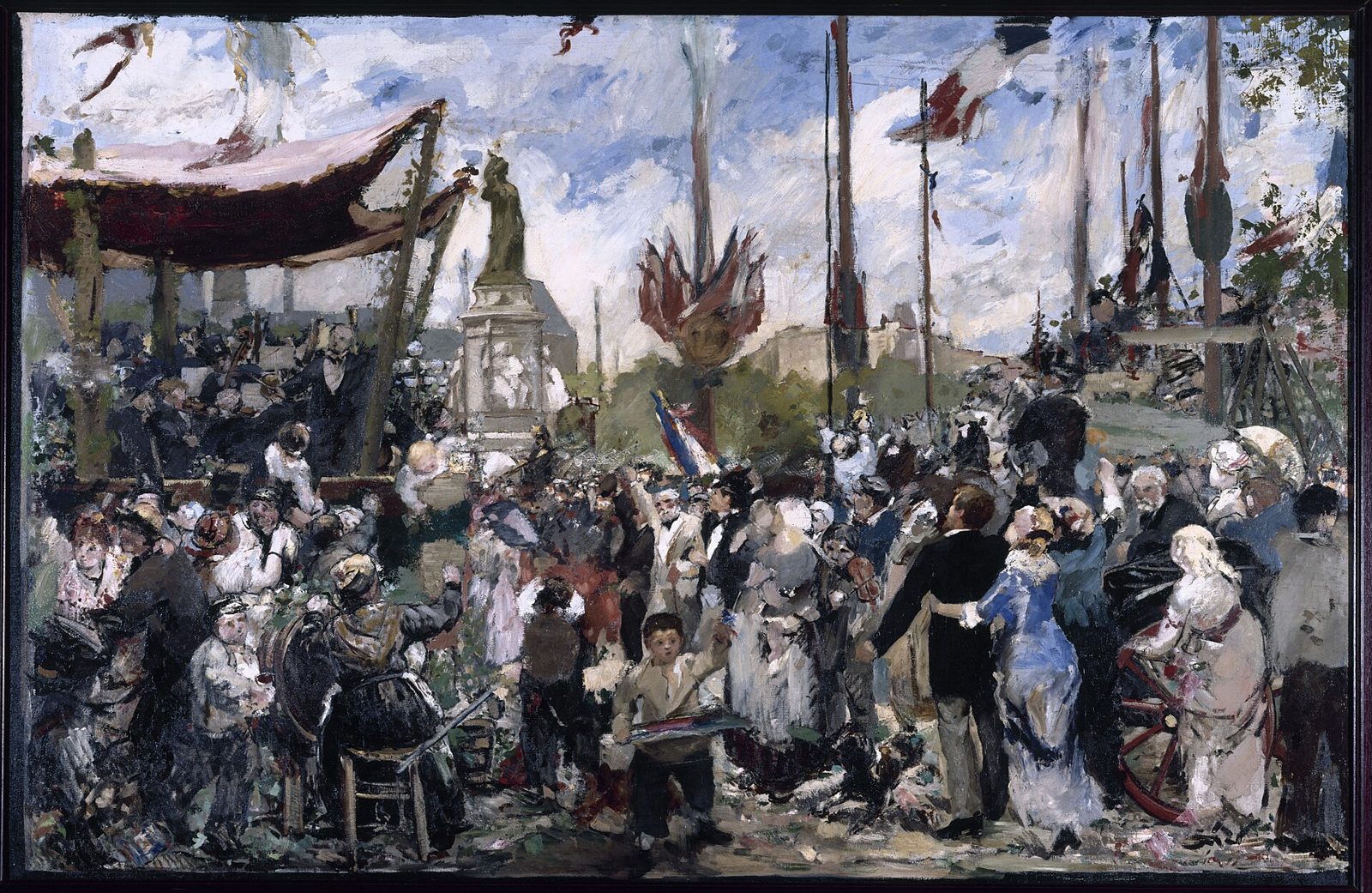 14 juillet 1880, inauguration du monument à la République