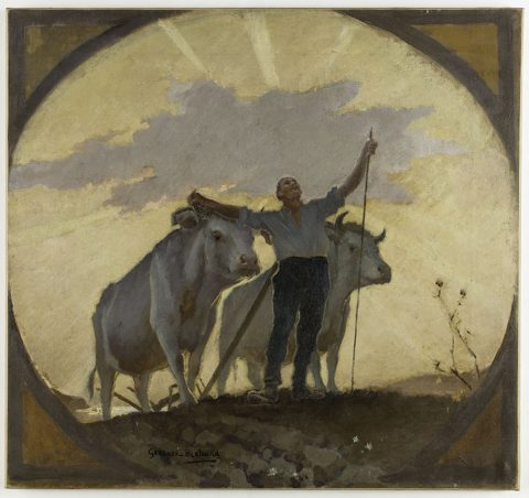 Sketch for the dining room of the Paris City Hall: Hymn of the Earth to the Sun