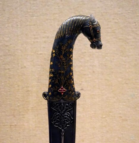 Dagger (kanjar) with a horse-head hilt
