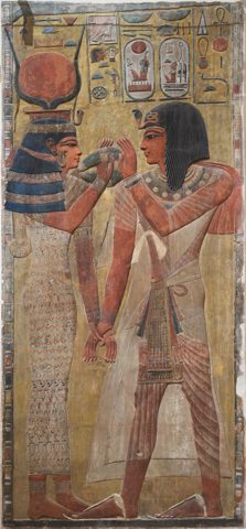 Relief of Seti I and Hathor