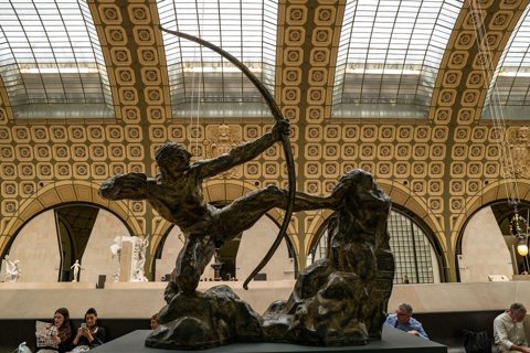Heracles Slaying the Stymphalian Birds