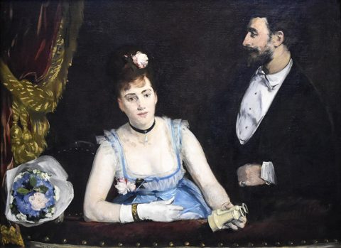 Una caja en el Théâtre des Italiens