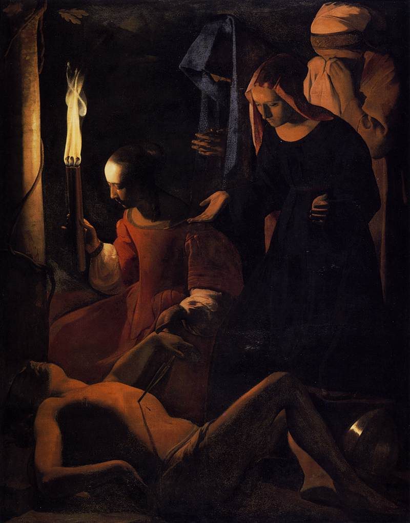 San Sebastiano curato da santa Irene