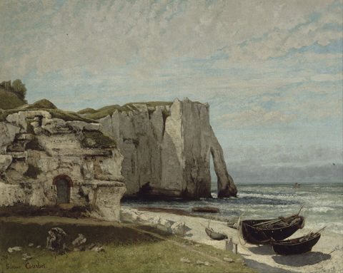The Cliff at Étretat after a Storm