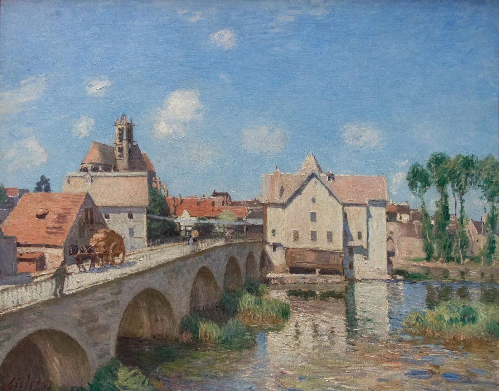 Die Brücke bei Moret