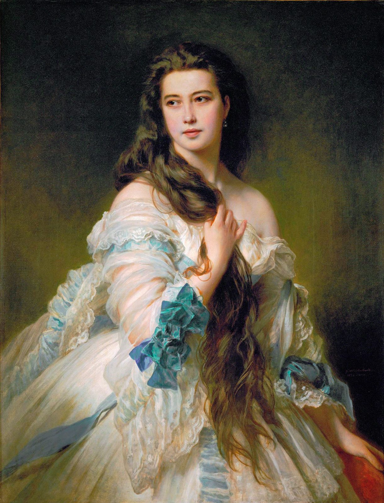 Porträt von Barbara Dmitrievna Mergassov Rimsky-Korsakova
