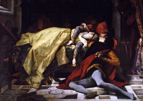 Der Tod von Francesca da Rimini und Paolo Malatesta