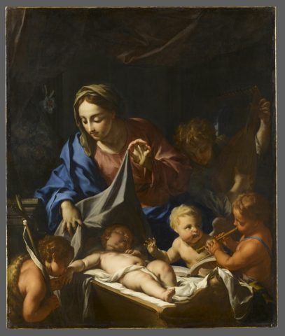 The Infant Jesus Sleeping