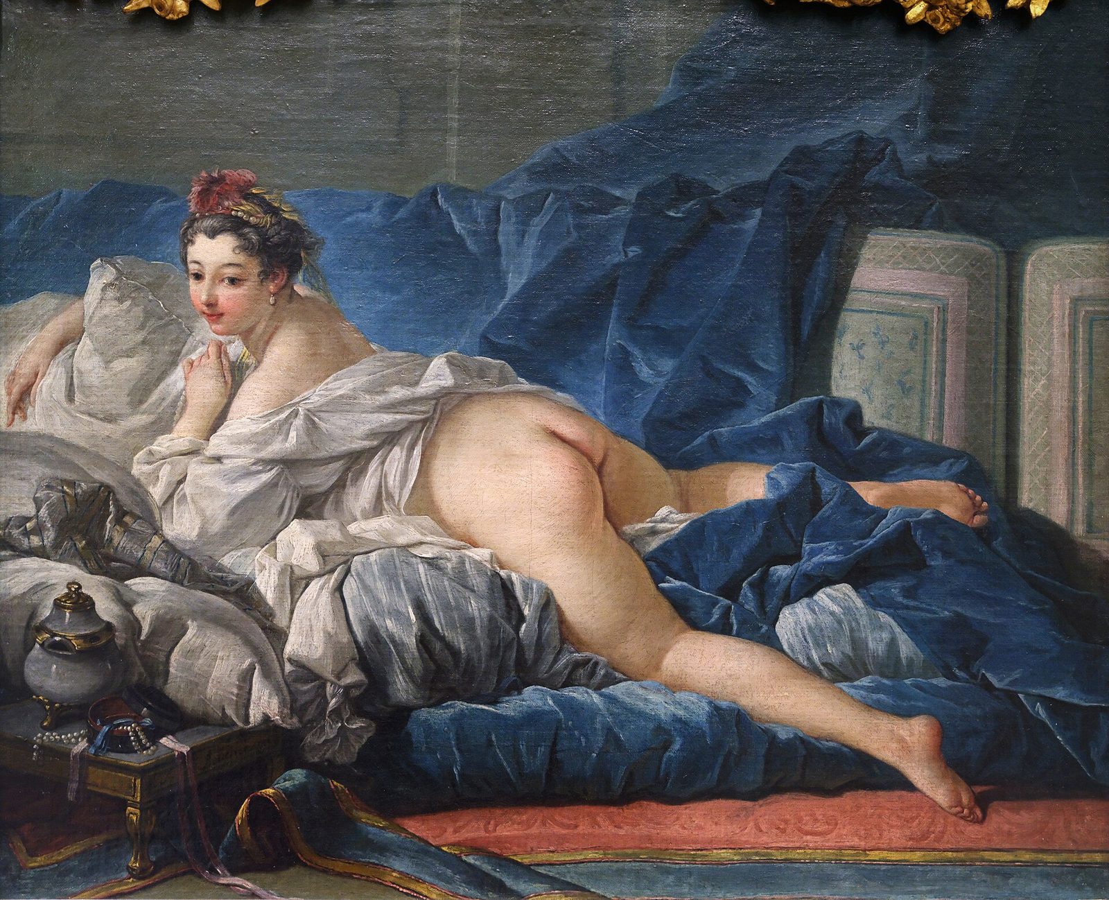 L'odalisca bruna