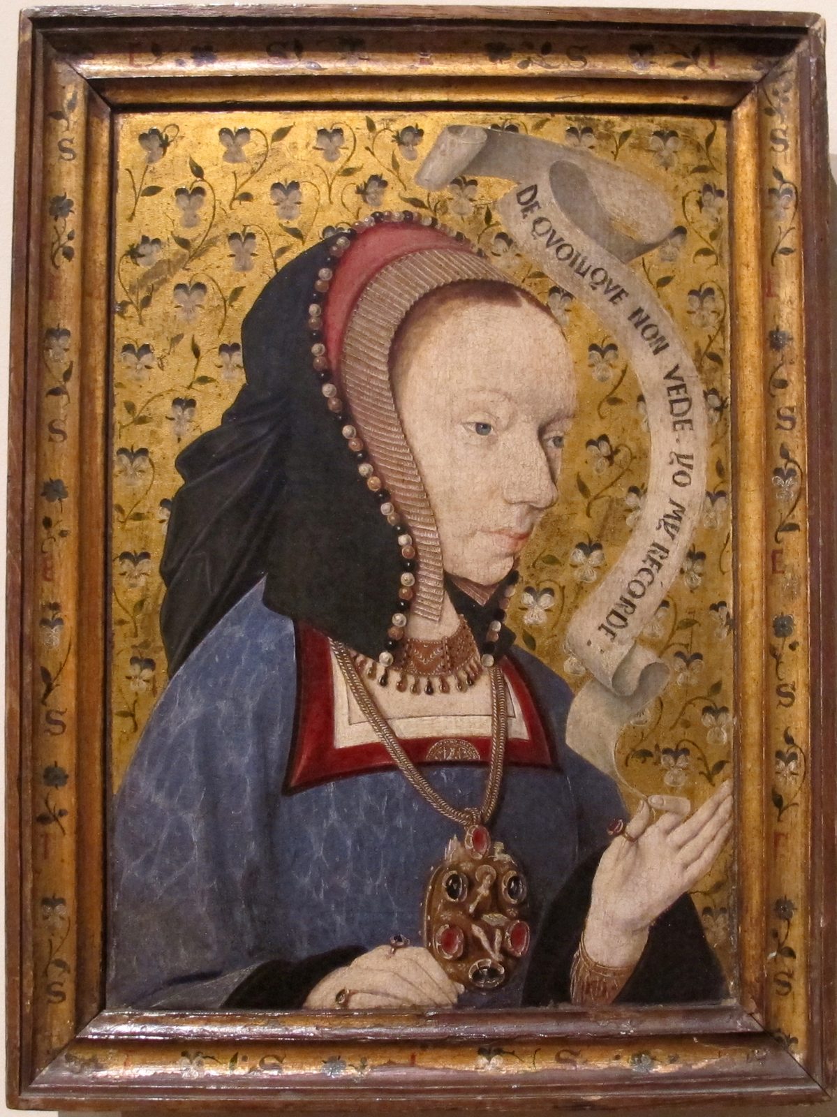 Dama con pensamientos