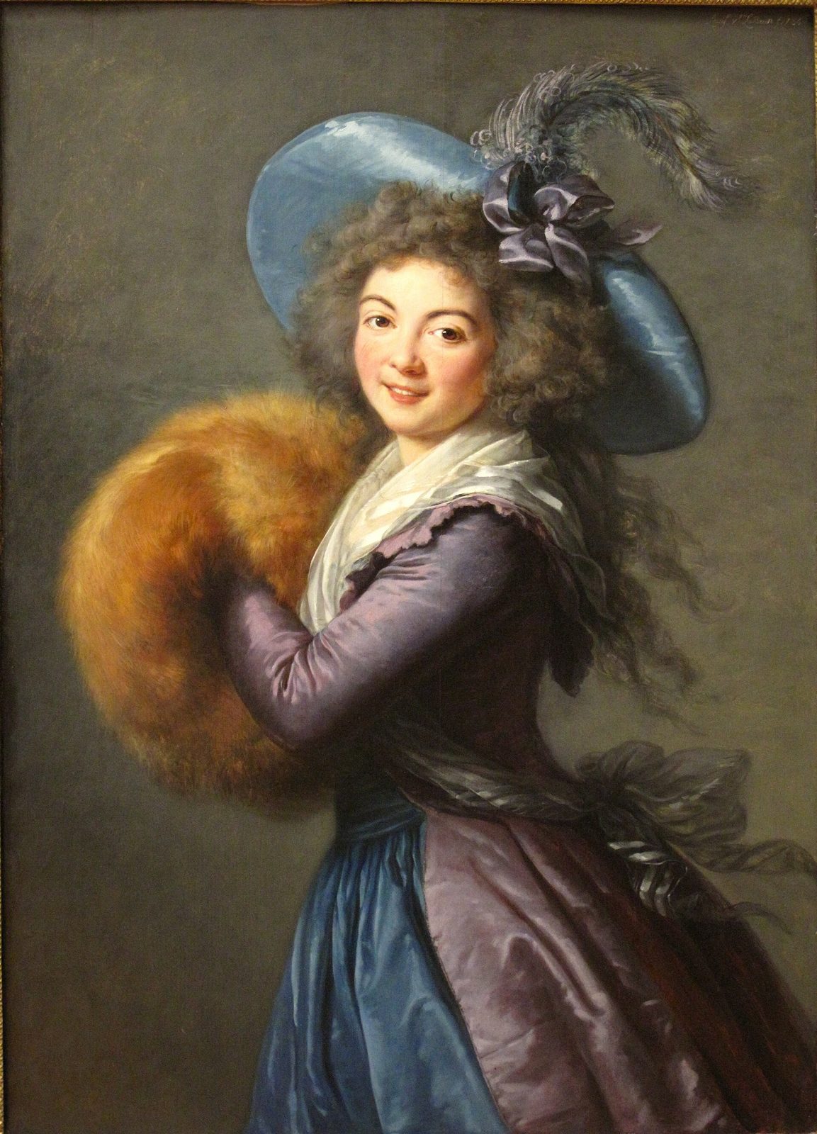 Madame Molé-Reymond mit Muff