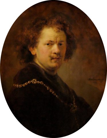 Autorretrato sin Sombrero con Cadena de Oro