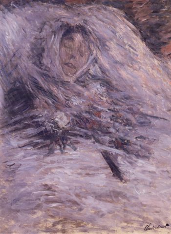 Camille Monet on her deathbed