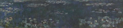 The Water Lilies - Green Reflections