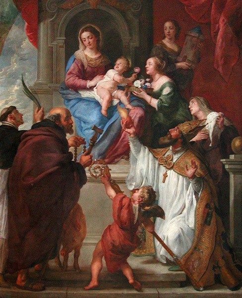 Matka Boska z Dzieciątkiem i świętymi Dominikiem, Antonim, Augustynem, Moniką, Dorotą i Barbarą