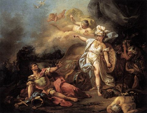 Combate de Marte contra Minerva