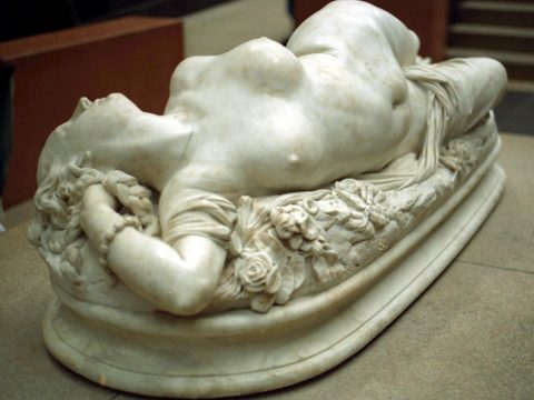 Woman Bitten by a Snake