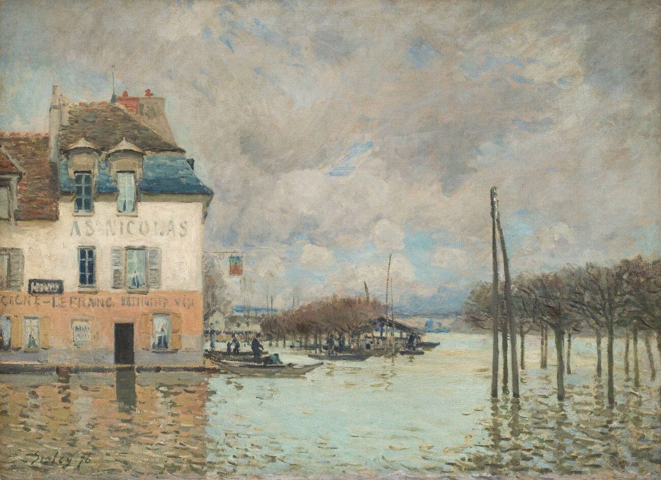 l'inondazione a Port-Marly