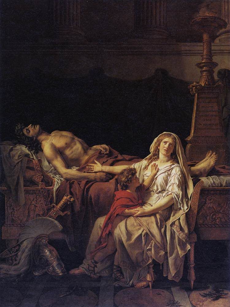 Andromache trauert um Hektor