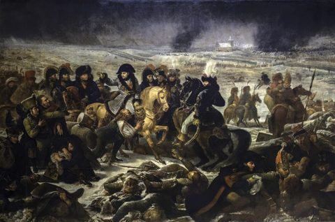 Napoleon auf dem Schlachtfeld von Preußisch-Eylau