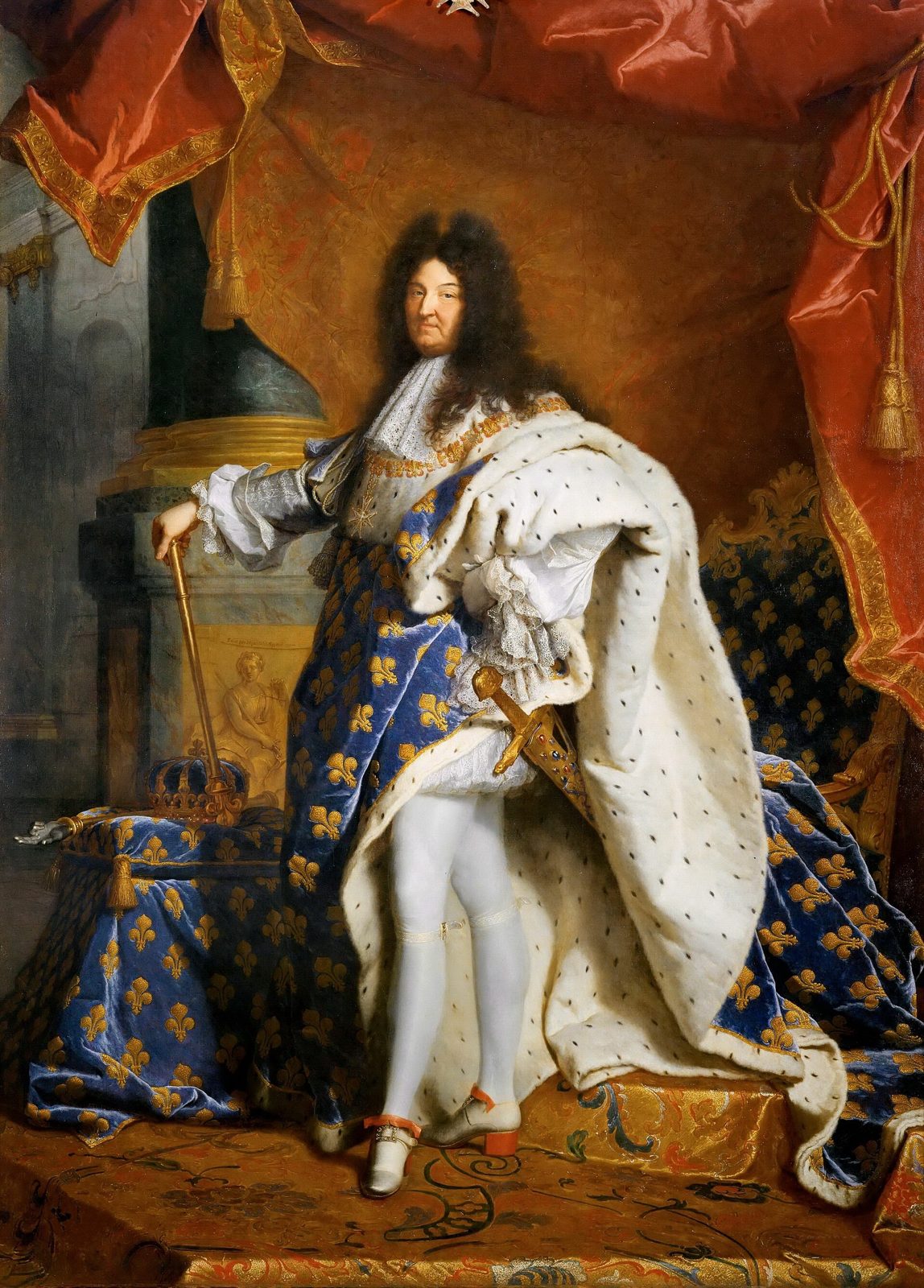 Porträt des französischen Königs Ludwig XIV.