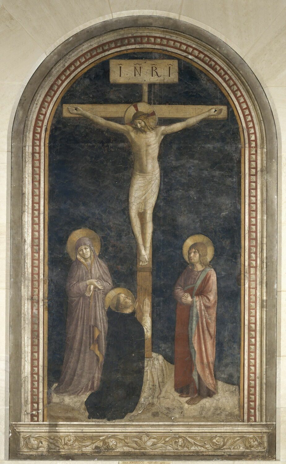 Crocifissione con i dolenti e san Domenico