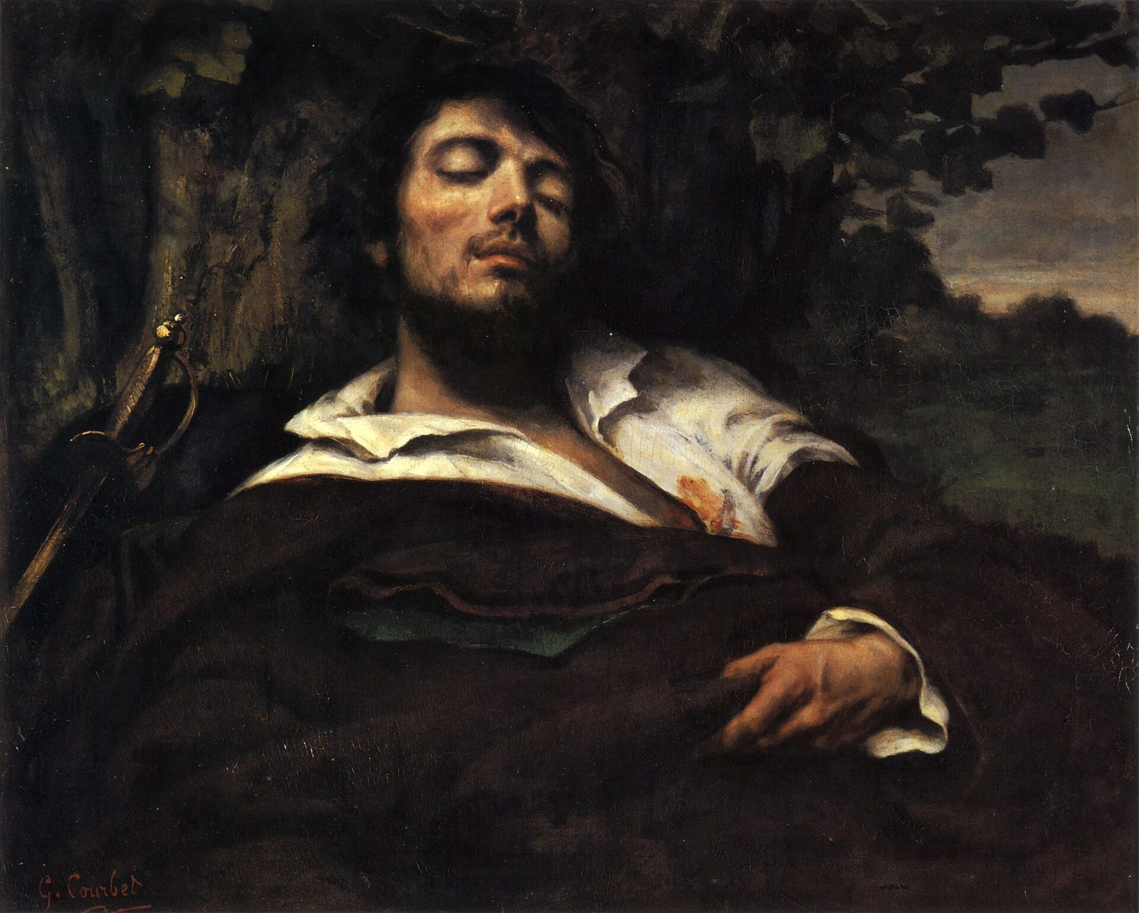 Ranny mężczyzna