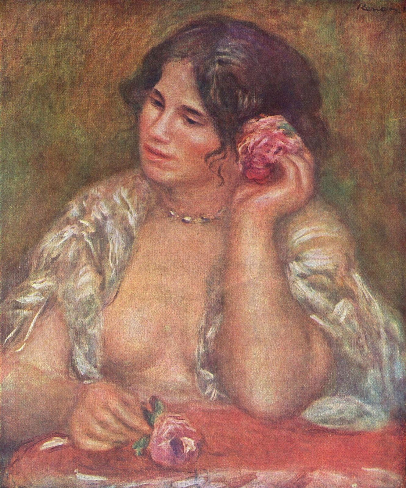 Gabrielle con la rosa