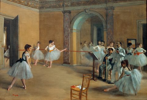 Il foyer della danza al teatro dell'Opéra