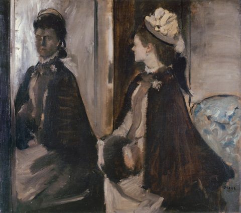 Madame Jeantaud allo specchio