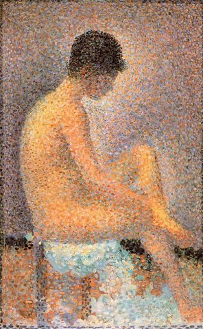 Poseuse assise, von der Seite