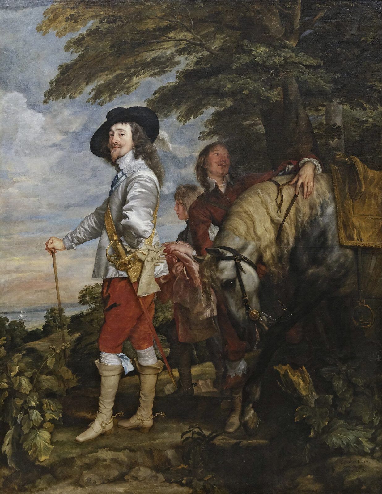 Karl I. auf der Jagd