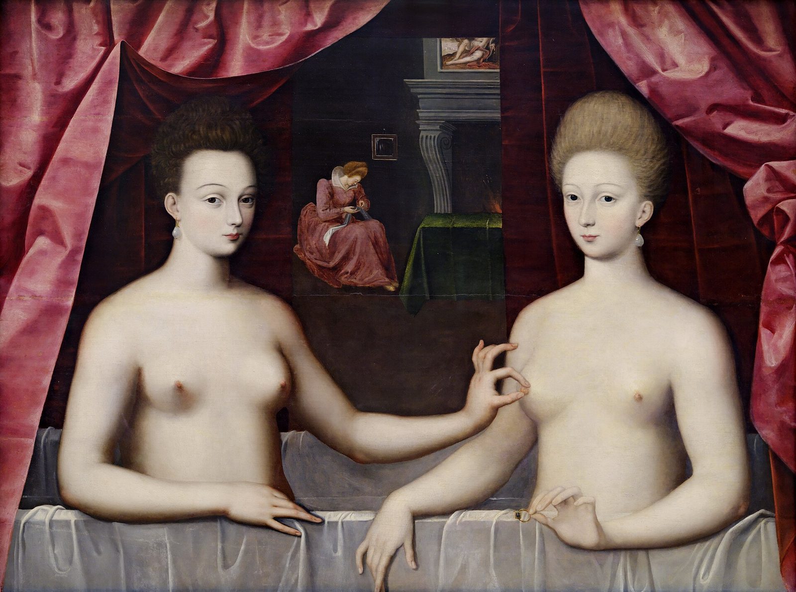 Gabrielle d’Estrées und eine ihrer Schwestern