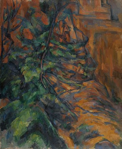 Rochers et branches à Bibémus