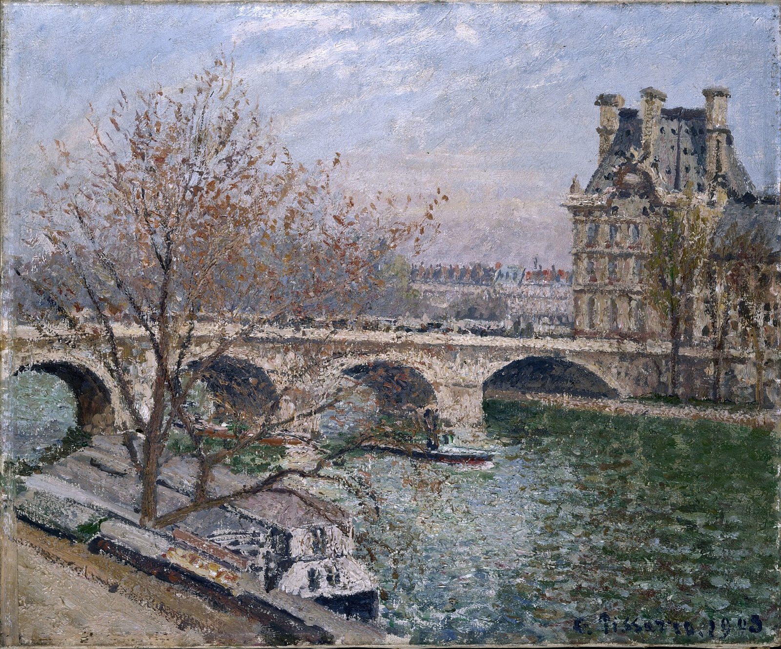 Il Ponte Reale e il Padiglione di Flora, Mattina, Sole