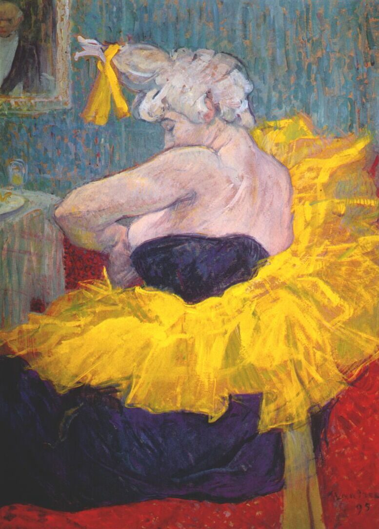 La clownesse cha-u-kao al Moulin Rouge