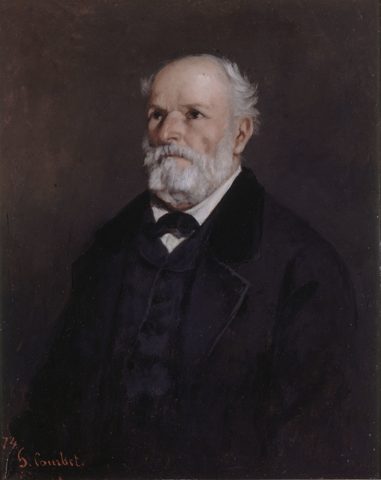 Portrait of Régis Courbet, Father of the Artist