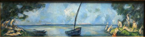 La barque et les baigneurs