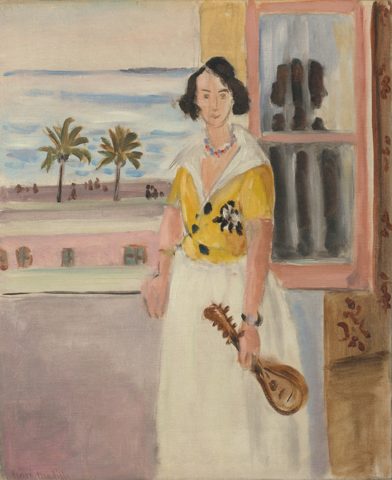 Femme à la mandoline