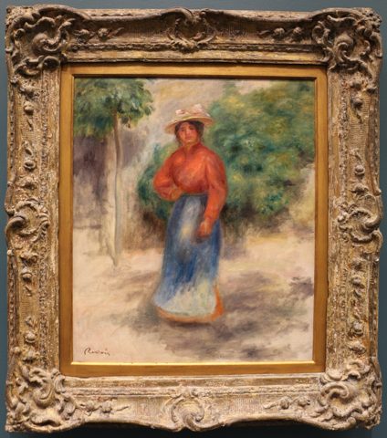 Gabrielle au jardin