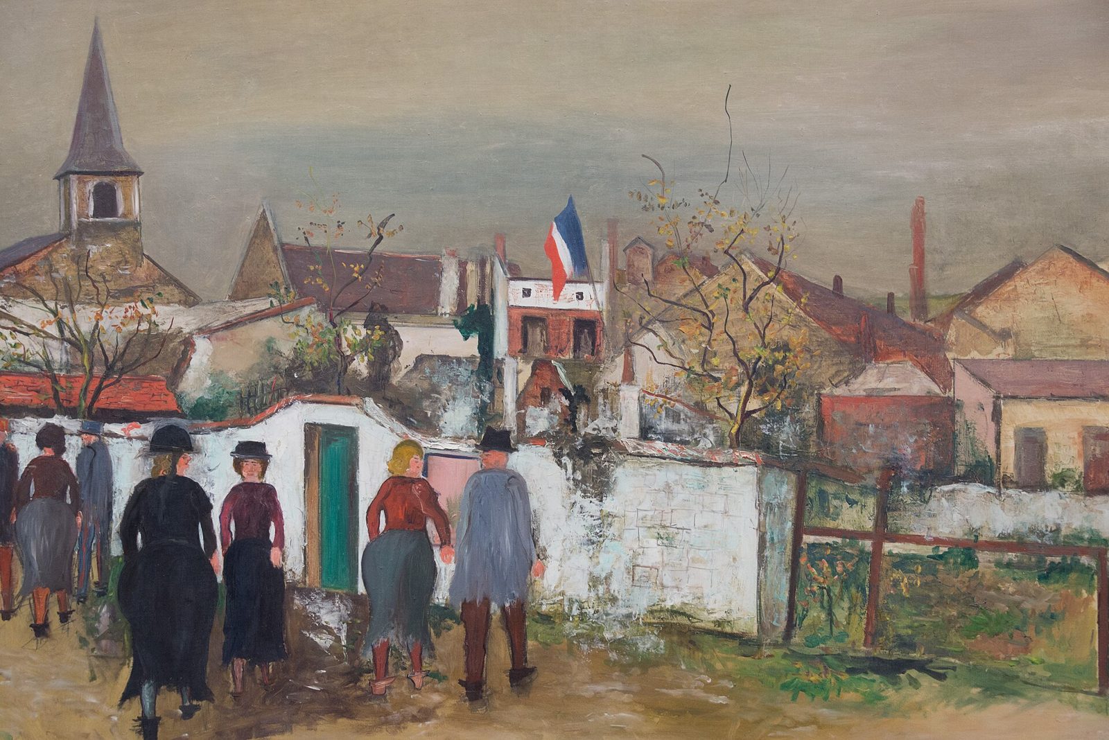 La mairie au drapeau