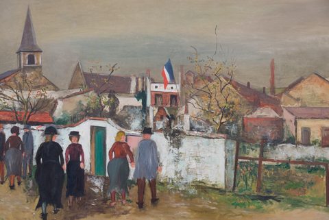 La mairie au drapeau